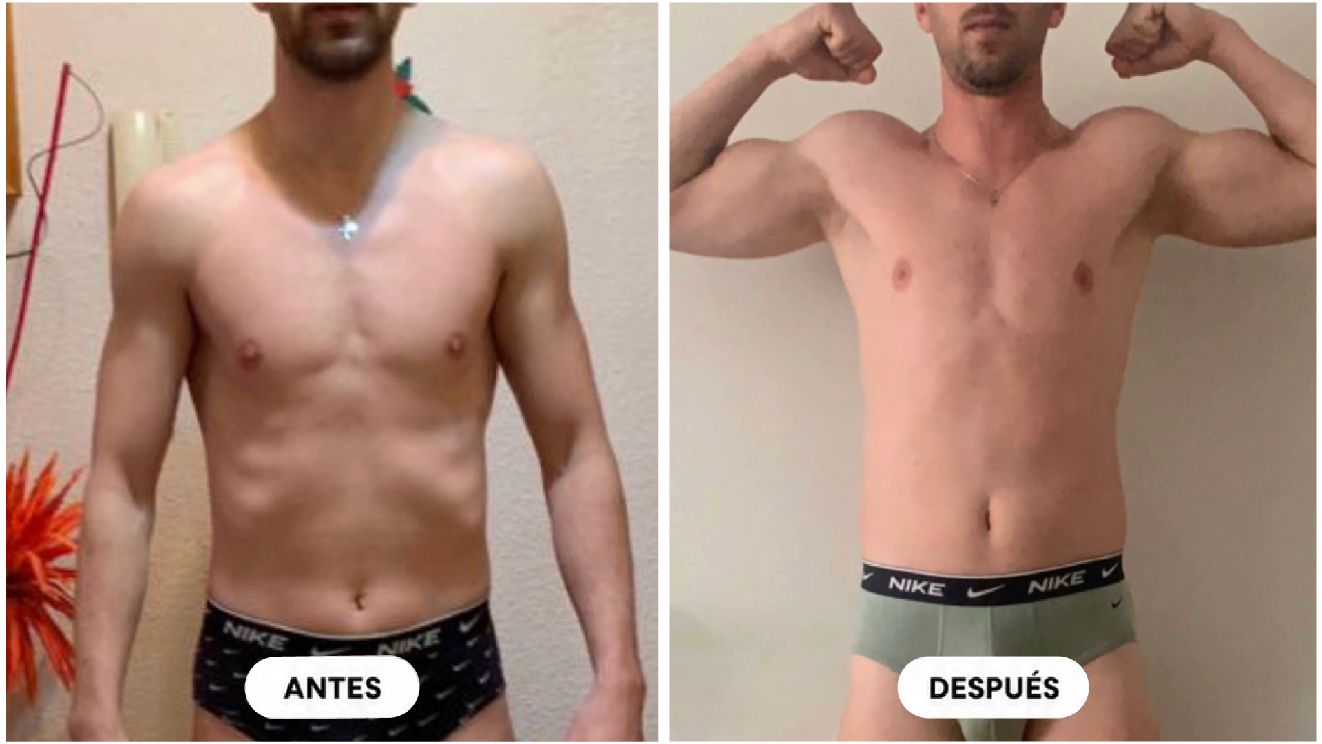Transformación física de Alan