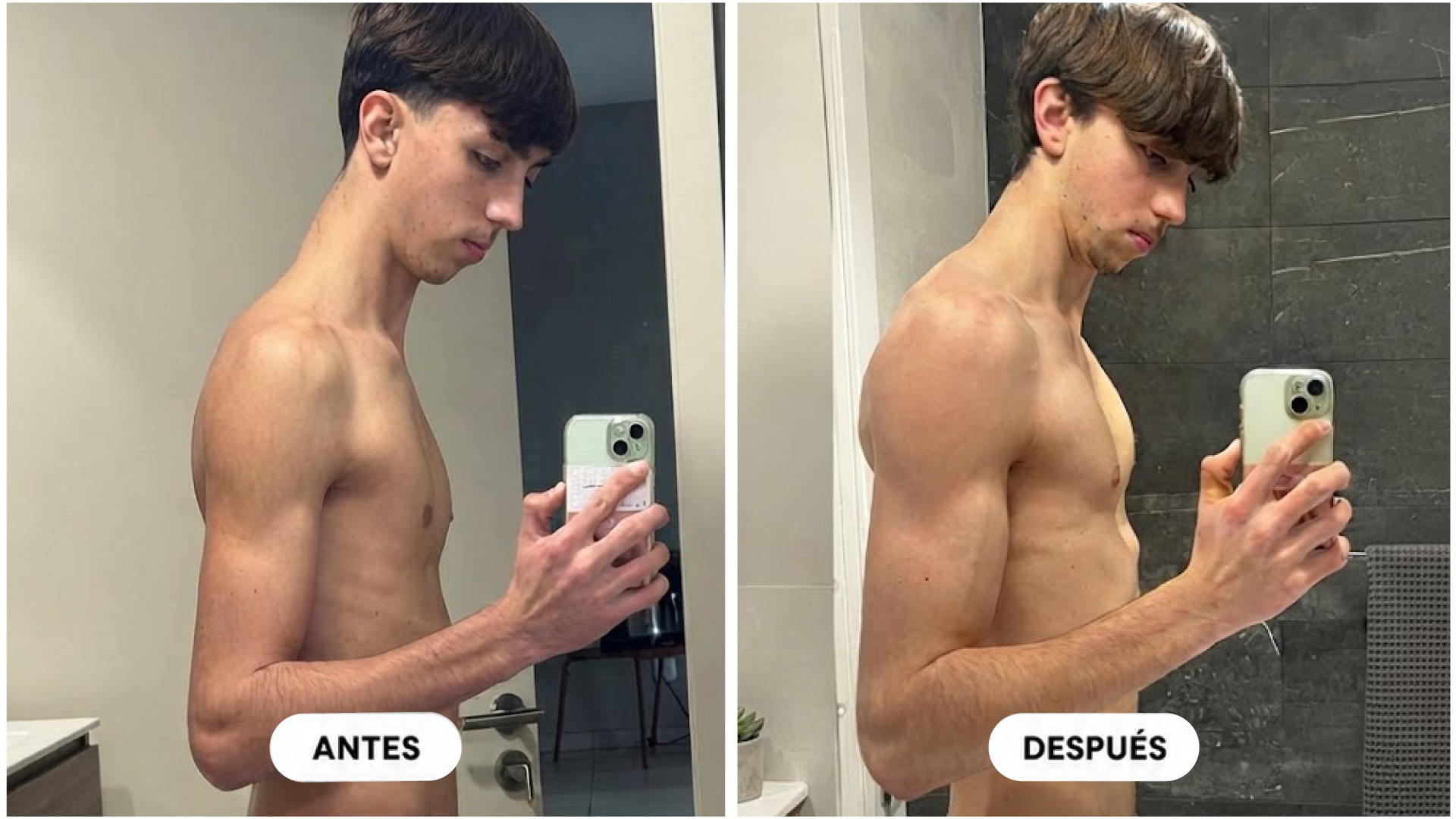 Transformación física de Arnau
