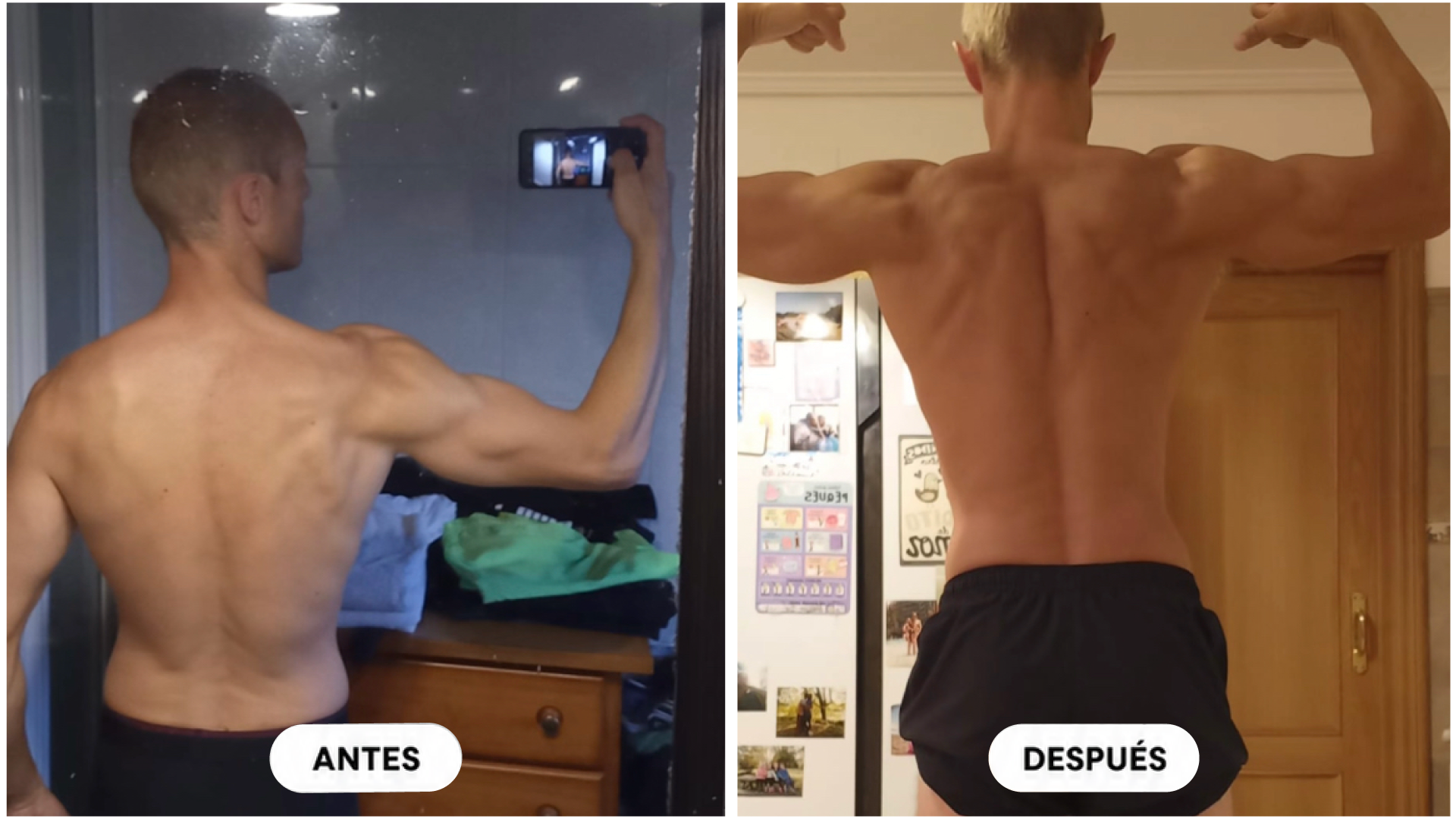 Transformación física de Rubén